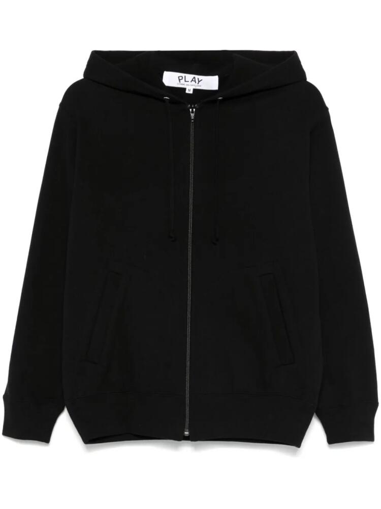 Comme Des Garçons Play signature heart-patch hoodie - Black Cover