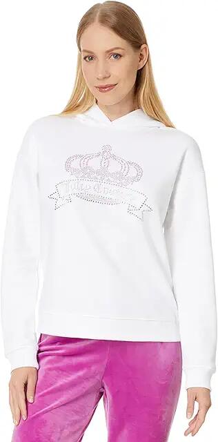 Juicy Couture Vday Oversized Once Upon A Time Hoodie (White) Women's Sweater Cover