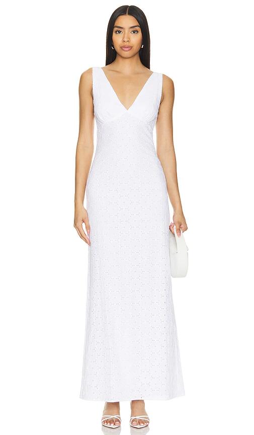 Lovers and Friends Loretta Maxi Dress in White Cover