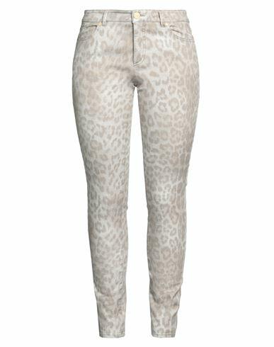 Seductive Woman Pants Beige Cotton, Elastane Cover