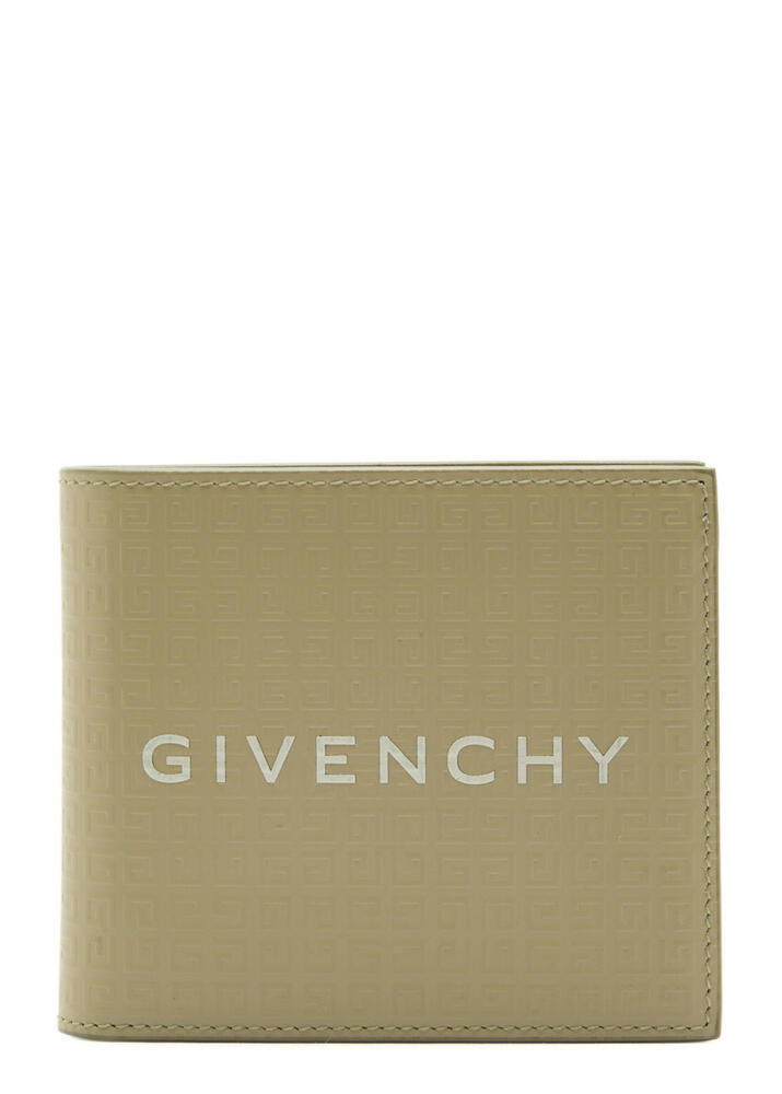 Givenchy 4G-embossed Leather Wallet - Khaki Cover