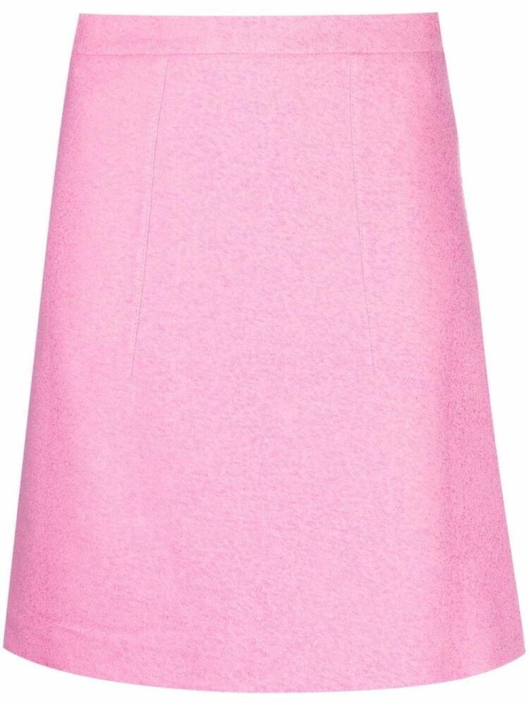 Patou high-waisted A-line miniskirt - Pink Cover