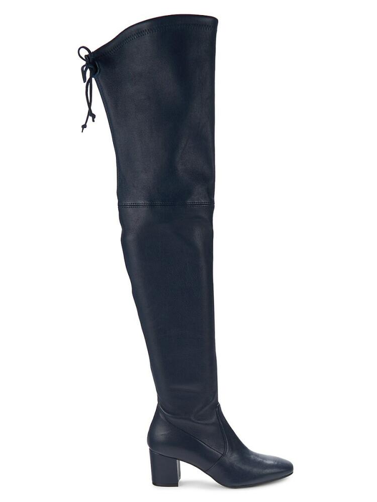 Stuart Weitzman Women's Genna Thigh High City Boots - Nice Blue Cover