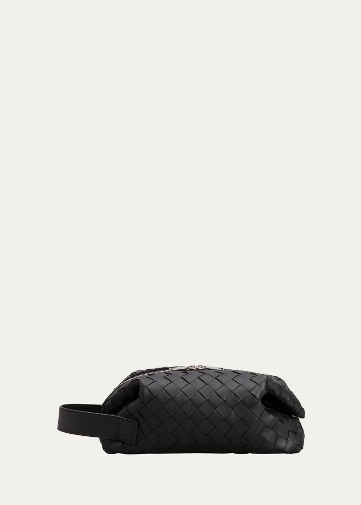 Bottega Veneta Men's Intrecciato Leather Toiletry Bag Cover