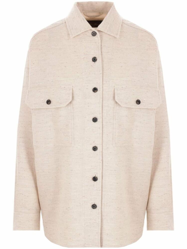 Loro Piana Jenna overshirt - Neutrals Cover