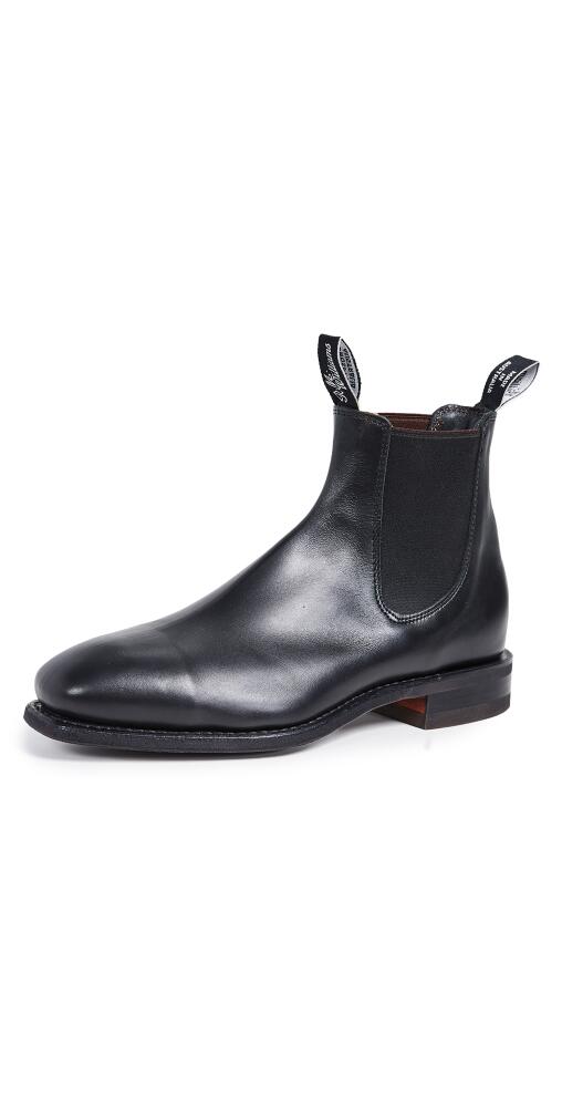 R. M. Williams Comfort RM Leather Chelsea Boots Black Cover