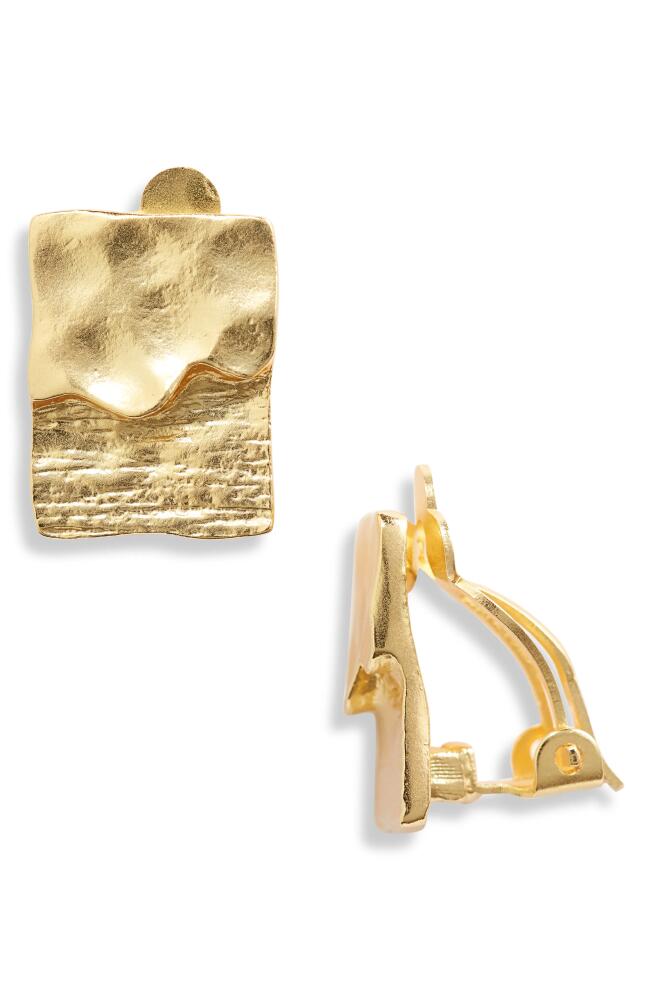 Karine Sultan Clip-On Earrings in Gold Cover