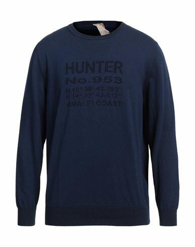 H953 Man Sweater Navy blue Cotton Cover