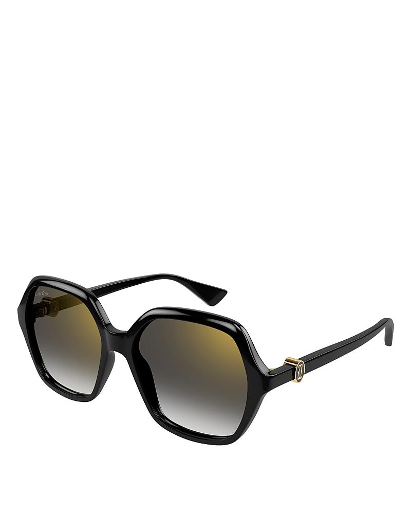 Cartier Double C Squared Sunglasses, 57mm Cover