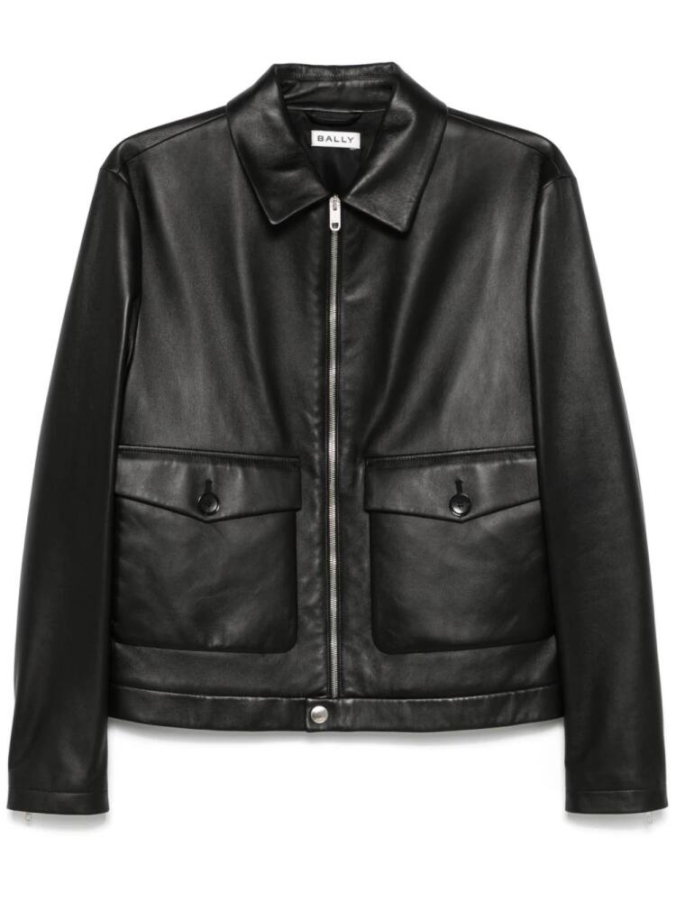 Bally leather bomber jacket - Black Cover