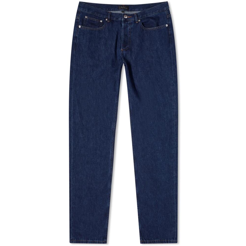 A.P.C. Men's Petit New Standard Jeans in Washed Indigo Cover