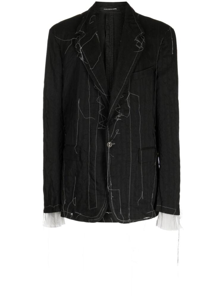 Nicolas Andreas Taralis Taralis single-breasted blazer - Black Cover