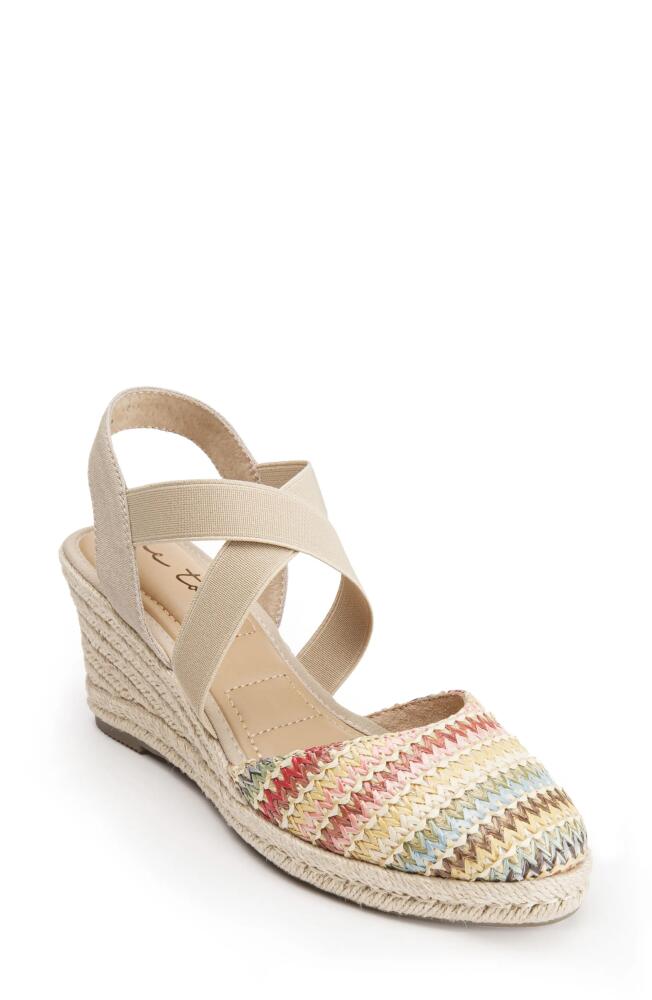 Me Too Skylen Espadrille Wedge Sandal in Spring Multi Cover