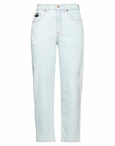 Just Cavalli Woman Jeans Blue Cotton, Elastane Cover