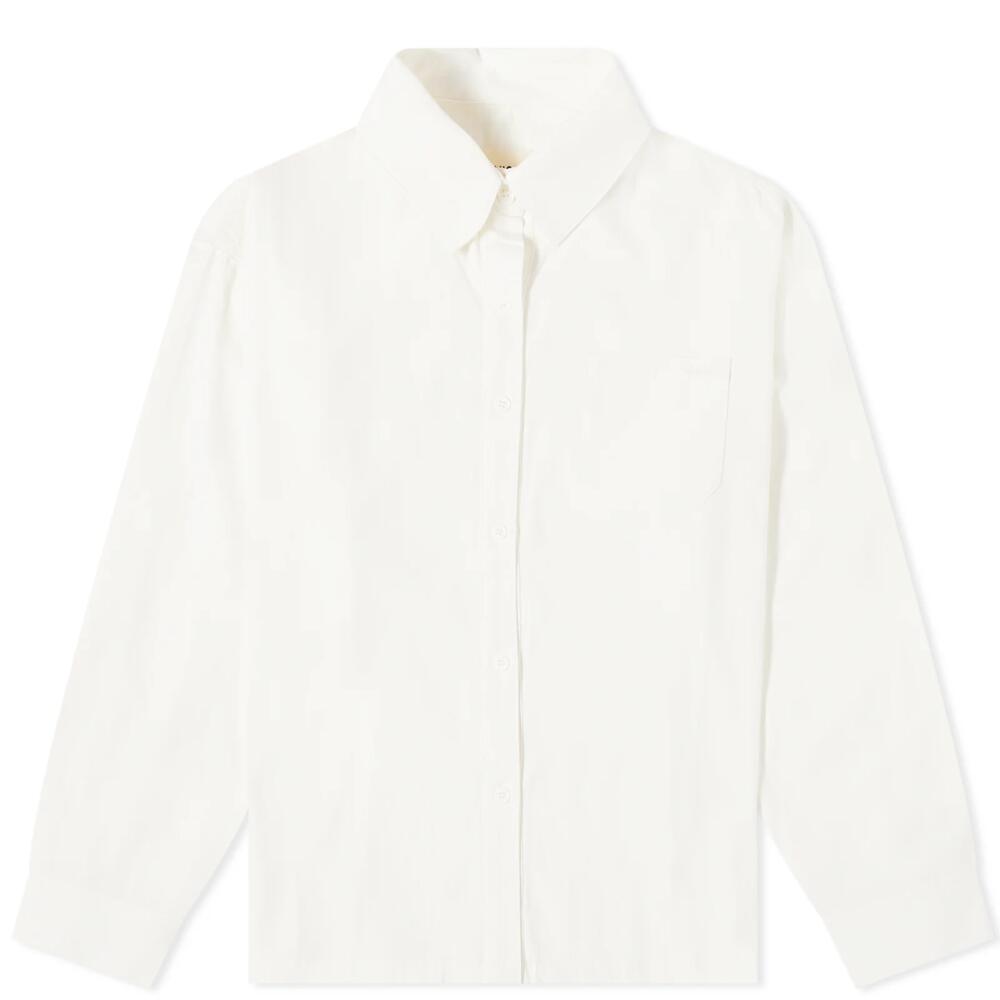 Adanola Women's Oversized Cotton Shirt in White Cover