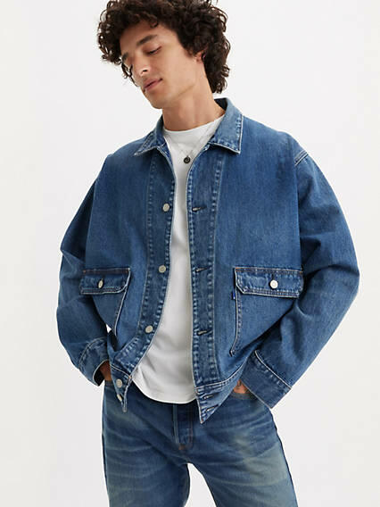 Levi's Japanese Denim Utility Trucker Jacket - Men's Cover