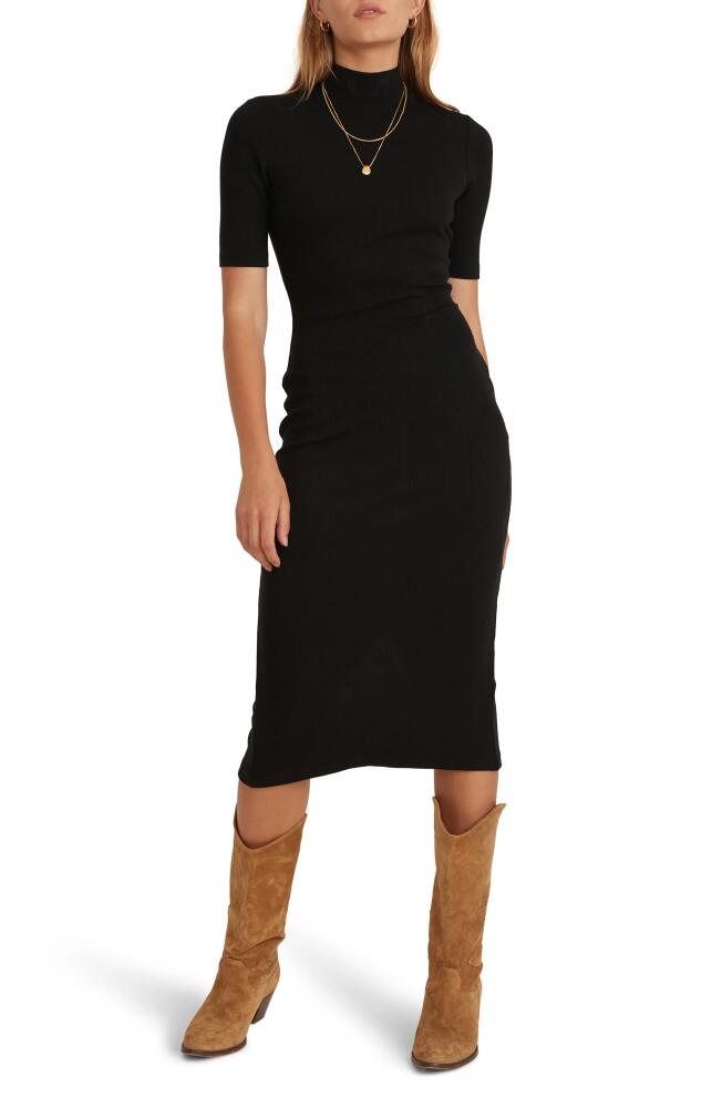 Marine Layer Lexi Rib Dress in Black Cover