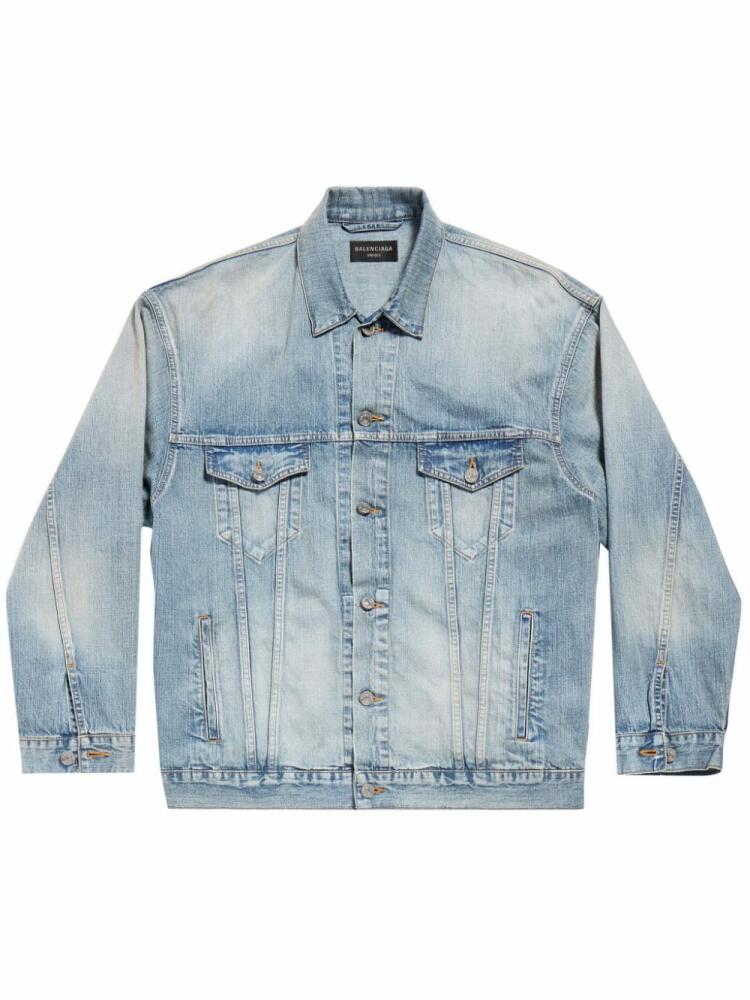 Balenciaga Paris Tropical denim jacket - Blue Cover