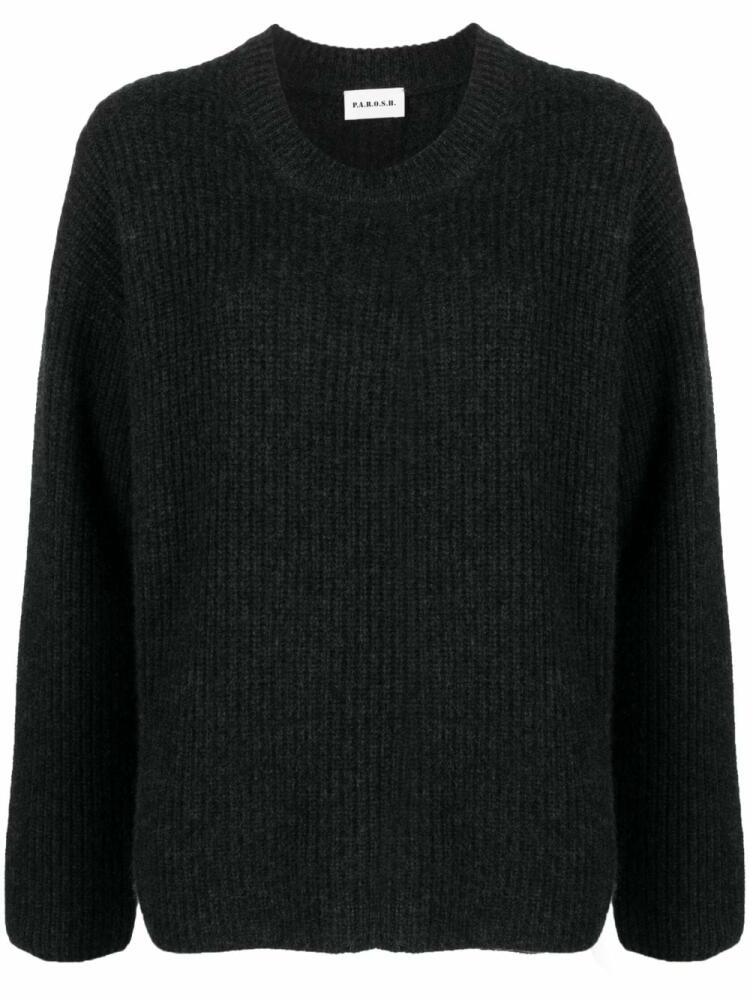 P.A.R.O.S.H. ribbed cashmere jumper - Grey Cover