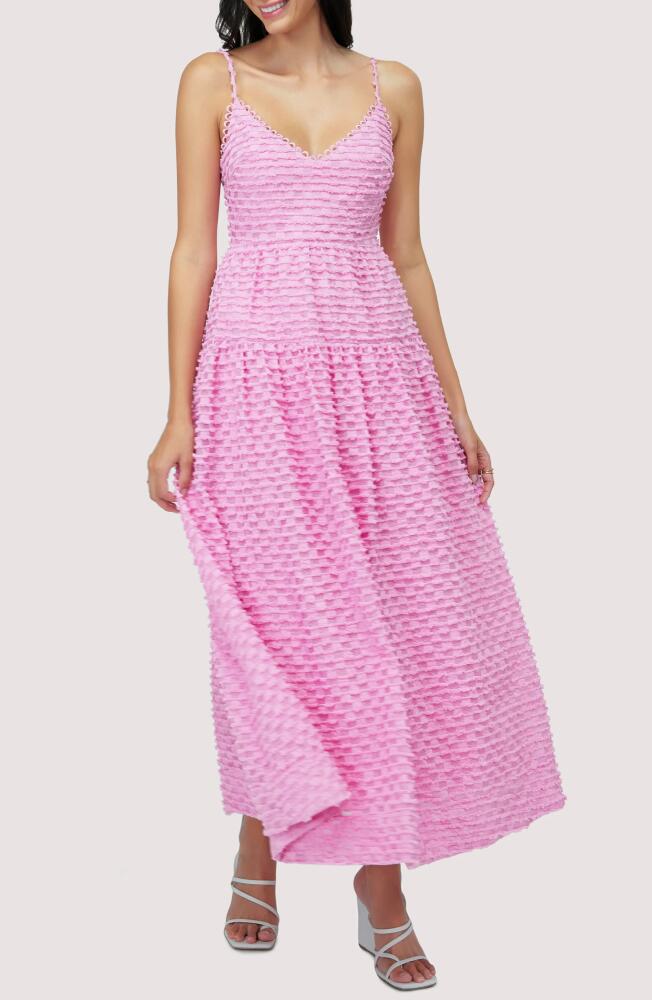 Lost + Wander Paloma Textured Maxi Sundress in Pink Cover