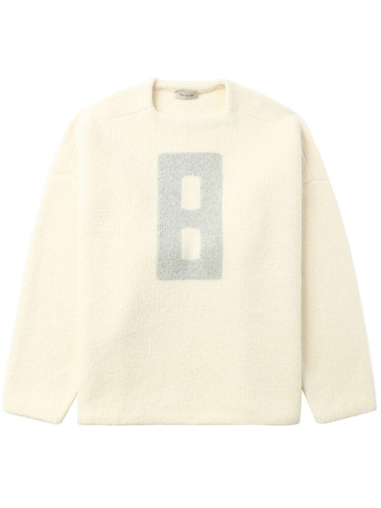 Fear Of God logo-motif square-neck jumper - Neutrals Cover