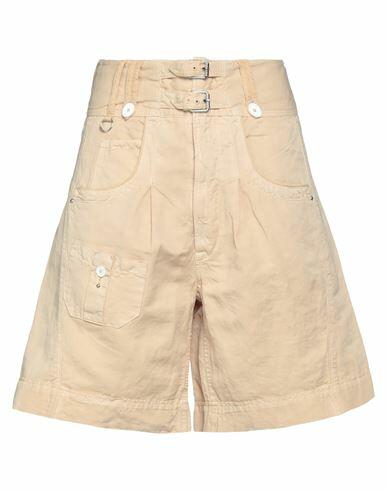 High Woman Shorts & Bermuda Shorts Sand Hemp, Cotton, Cupro Cover