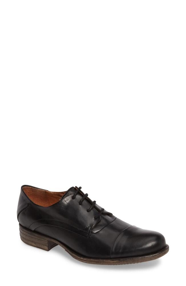 Miz Mooz Letty Oxford Flat in Black Cover