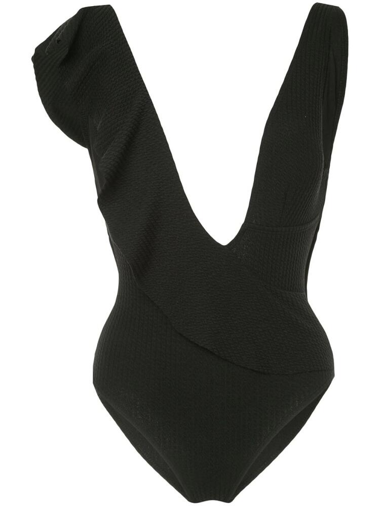 Duskii Bella ruffled swimsuit - Black Cover