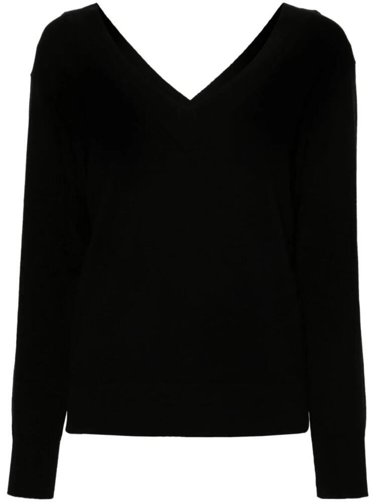 P.A.R.O.S.H. V-neck sweater - Black Cover