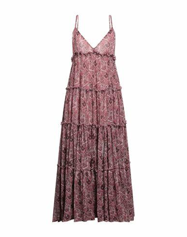 Gaëlle Paris Woman Maxi dress Pink Polyester Cover