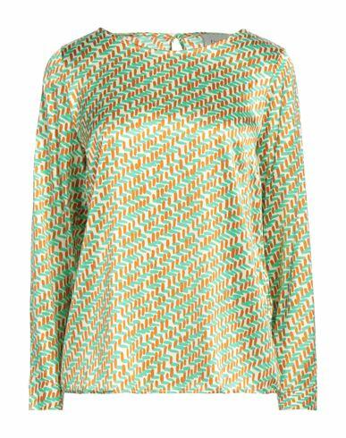 Niū Woman Top Green Silk, Elastane Cover