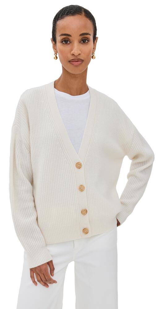 Jenni Kayne Cropped Cashmere Cocoon Cardigan Ivory Cover