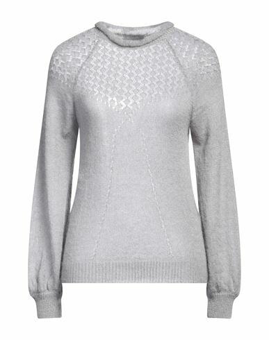 Alberta Ferretti Woman Sweater Grey Mohair wool, Polyamide, Virgin Wool Cover