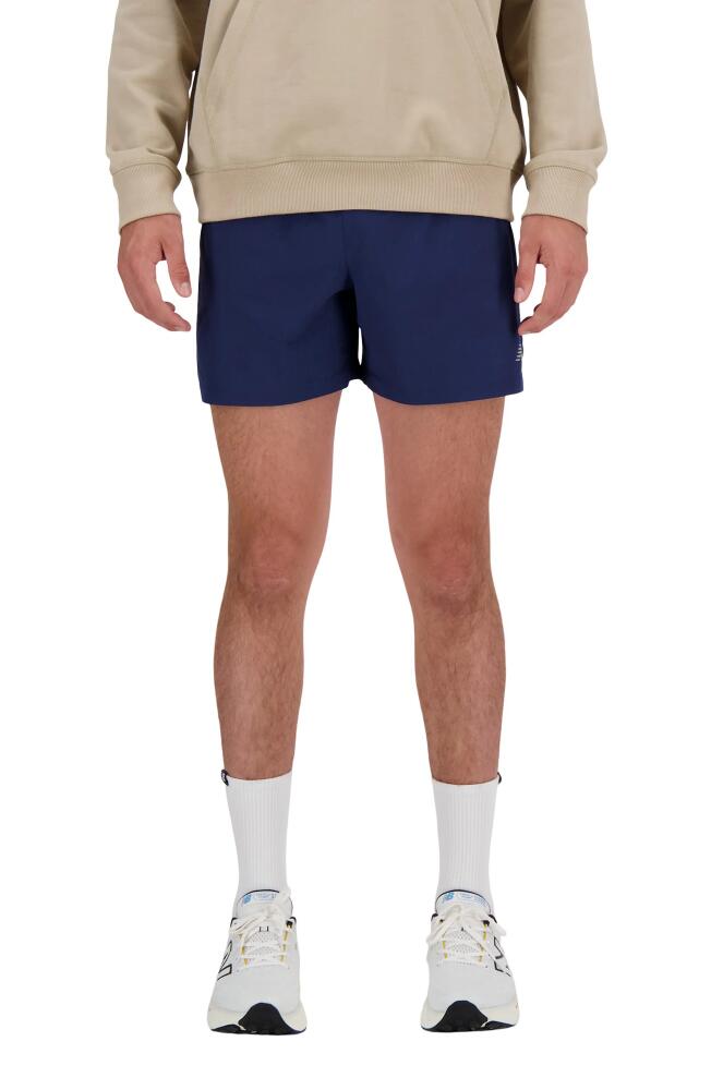 New Balance Seamless Running Shorts in Nb Navy Cover