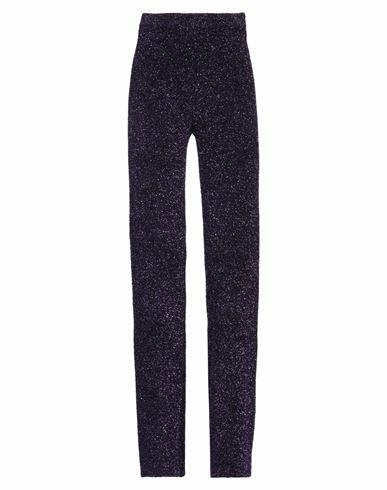 Eleonora Gottardi Woman Pants Purple Polyamide, Metal Cover