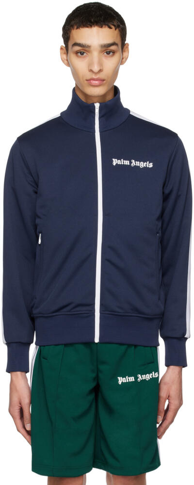 Palm Angels Navy Classic Track Jacket Cover