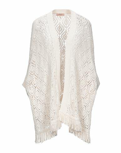 Twinset Woman Cardigan Ivory Cotton Cover