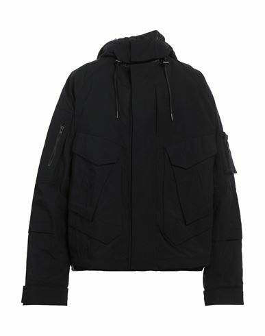 Juun. j Man Jacket Black Nylon, Polyester Cover