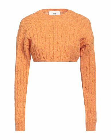 Solotre Woman Sweater Orange Wool Cover