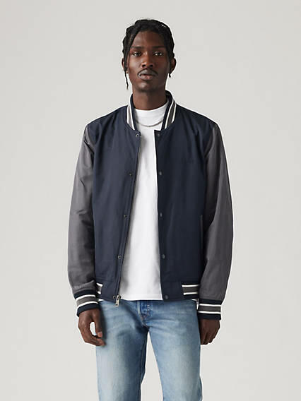 Levi's Lightweight Colorblock Varsity Jacket - Men's Cover