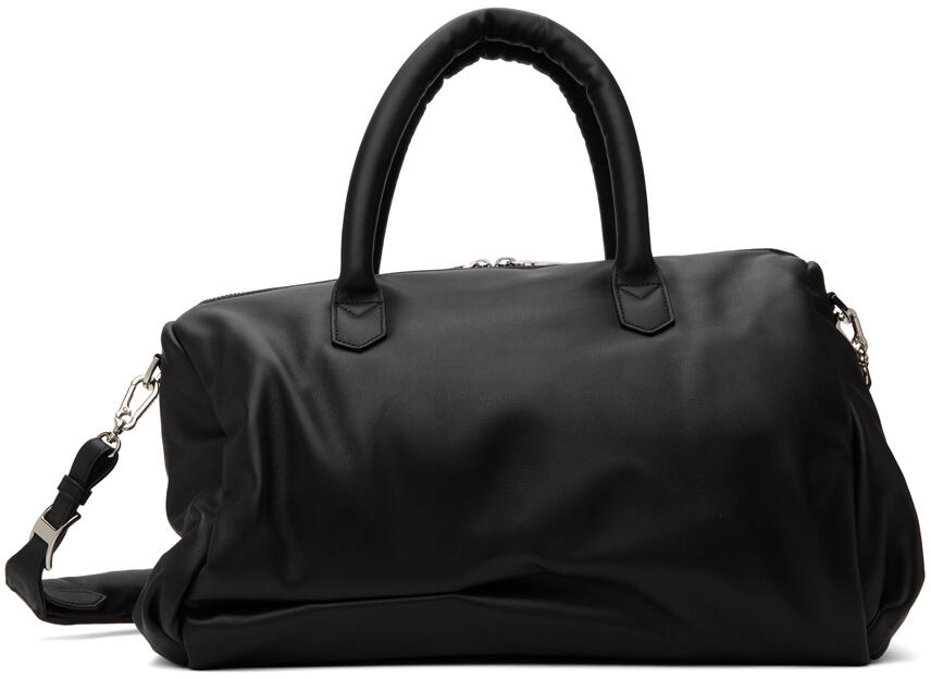 Maison MIHARA YASUHIRO Black Puffer Boston Bag Cover