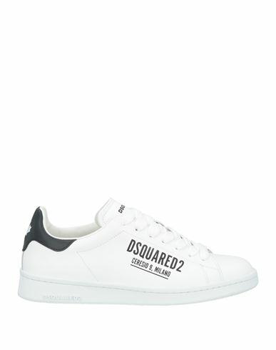 Dsquared2 Woman Sneakers White Calfskin Cover