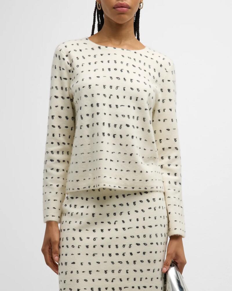 TSE Cashmere Dotted Boiled Cashmere Top Cover