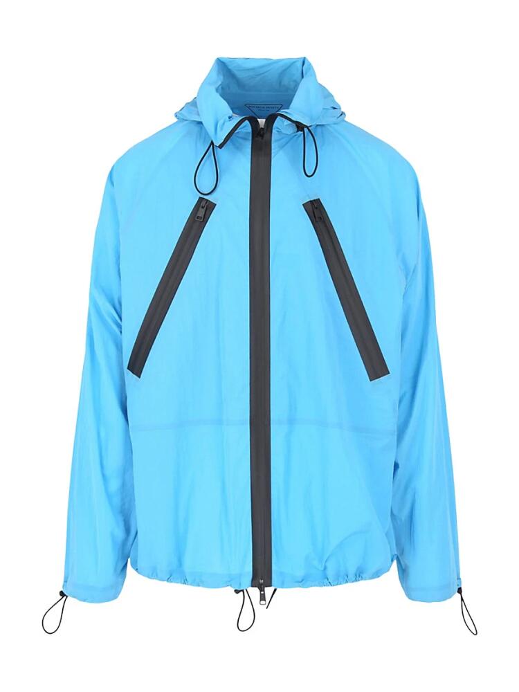 Bottega Veneta Men's Hood Lightweight Jacket - Bright Blue Cover