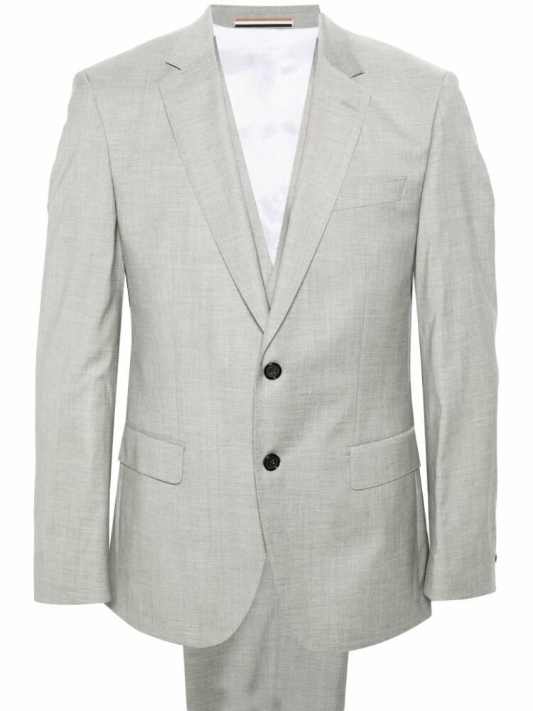 BOSS single-breasted three-piece suit - Grey Cover