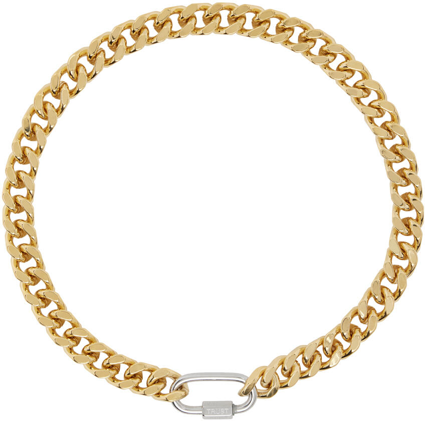 IN GOLD WE TRUST PARIS Gold Curb Chain Necklace Cover