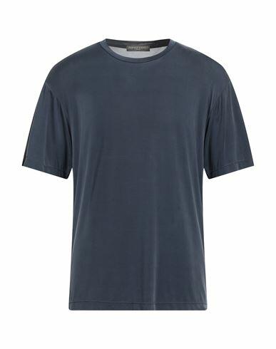 Daniele Fiesoli Man T-shirt Midnight blue Cupro, Elastane Cover