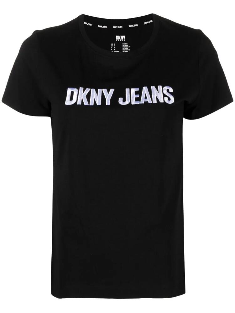 DKNY embossed-logo short-sleeve T-shirt - Black Cover