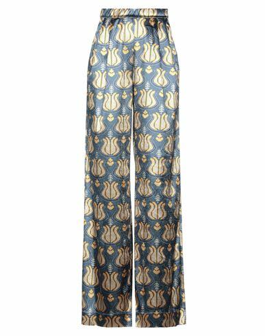 Niū Woman Pants Deep jade Polyester Cover