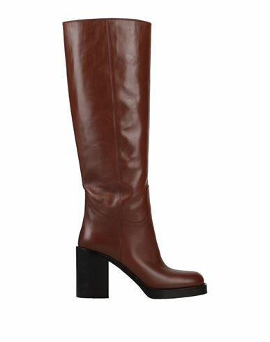 Prada Woman Boot Tan Calfskin Cover